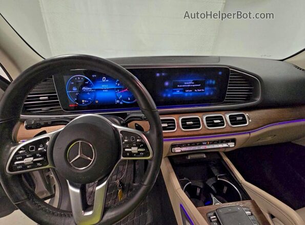 4JGFB4JB9NA631628 2022 MERCEDES-BENZ GLE-CLASS Tan Widok zestawu wskaźników
