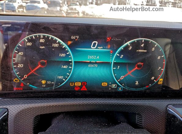 W1K3G4FB3MJ266692 2021 MERCEDES-BENZ A-CLASS Красный 