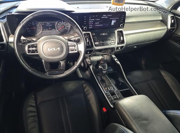 5XYRKDLF7NG121571 2022 KIA SORENTO Black Вид ззаду