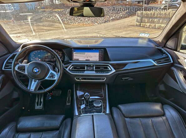 5UXJU4C08M9G37880 2021 BMW X5 Black Instrument cluster view