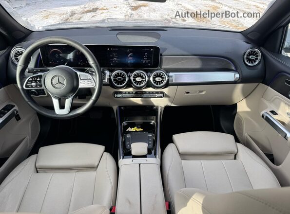 W1N4M4HB1MW112949 2021 MERCEDES-BENZ GLB-CLASS Серебряный 
