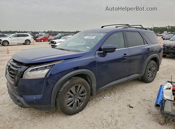 5N1DR3BA4RC238309 2024 NISSAN PATHFINDER Синий Задняя левая четверть