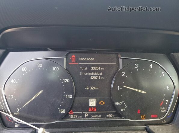 WBA73AK0XM7G63825 2021 BMW 2 SERIES Серый Вид задних сидений