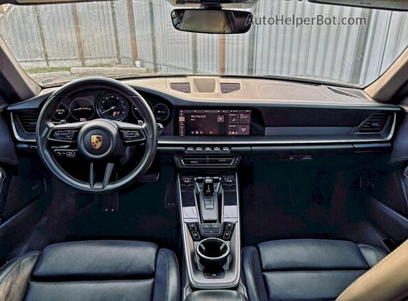 WP0CB2A93LS262748 2020 PORSCHE 911 Black Rear seats view