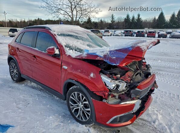 JA4AP4AW0HZ036654 2017 MITSUBISHI OUTLANDER Red წინა ხედი