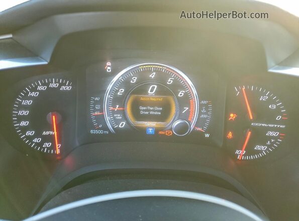 1G1YA2D73K5121218 2019 CHEVROLET CORVETTE Gray Widok tylnych siedzeń