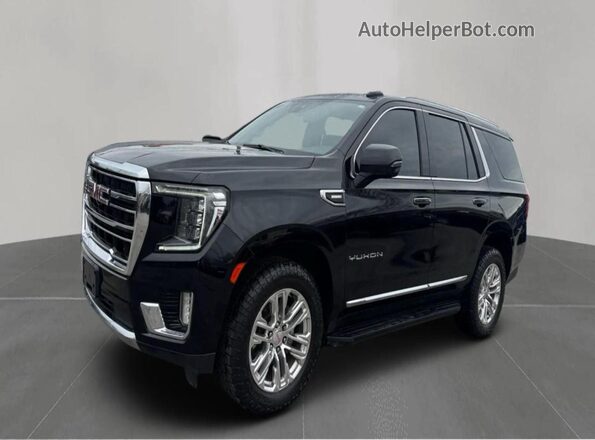 1GKS2BKT7NR237808 2022 GMC YUKON Черный Задняя левая четверть
