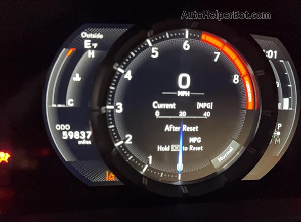 JTHC51FF5J5001048 2018 LEXUS LS White Widok zestawu wskaźników