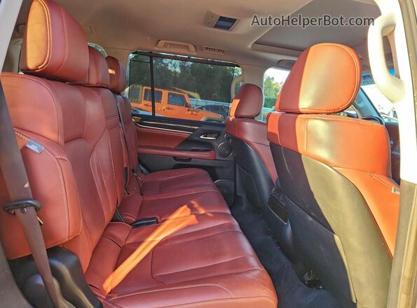 JTJDY7AX1L4316872 2020 LEXUS LX Gray ძრავის განყოფილების ხედი