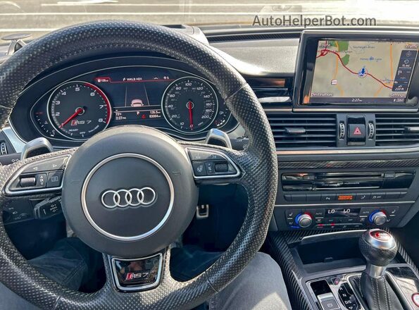 WUAW2BFC5GN902306 2016 AUDI RS7 Gray Vista del salpicadero