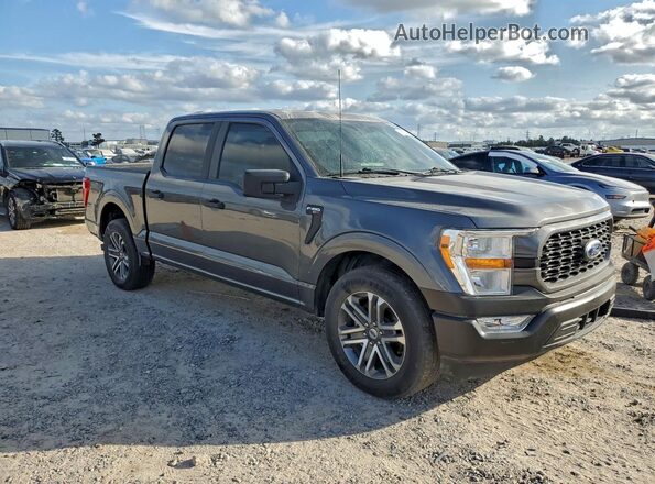 1FTEW1CP8NKD38390 2022 FORD F150 Серый Вид спереди