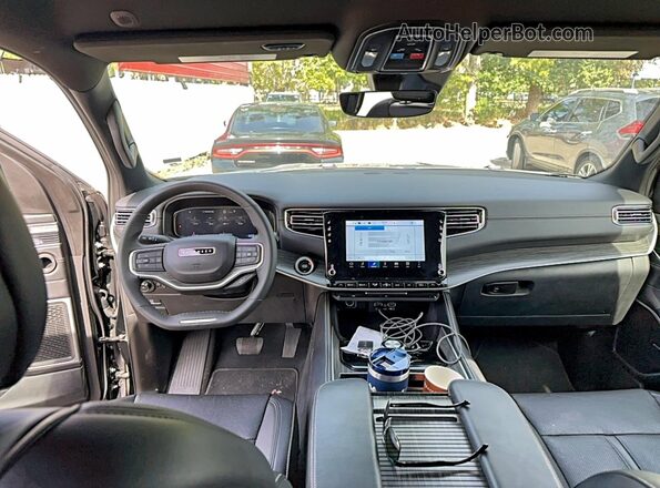 1C4SJRBPXRS137078 2024 JEEP WAGONEER Black Вид задніх сидінь