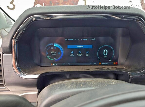 1FTVW1EL8NWG05272 2022 FORD F-150 LIGHTNING Blue 