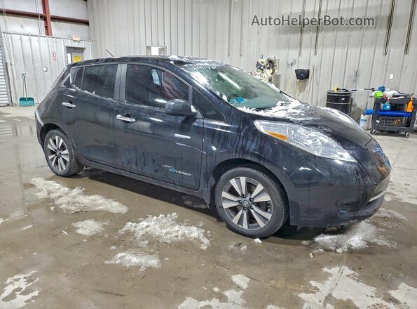 1N4BZ0CP8HC310436 2017 NISSAN LEAF Black 