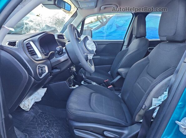 ZACNJABB7KPK88343 2019 JEEP RENEGADE Blue Vista del salpicadero