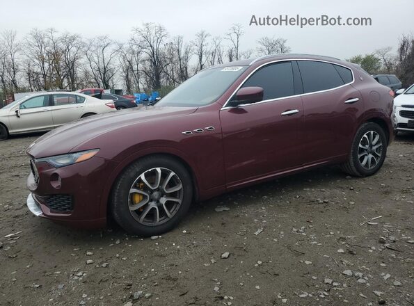 ZN661XUL8HX250589 2017 MASERATI LEVANTE Бордовый 