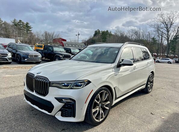 5UXCX6C02N9J14574 2022 BMW X7 Белый Задняя правая четверть
