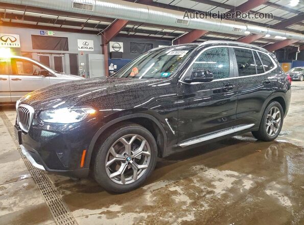 WBX57DP01RN248386 2024 BMW X3 Black უკანა მარცხენა