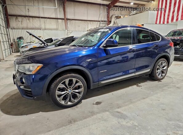 5UXXW3C50H0T77797 2017 BMW X4 Синий 