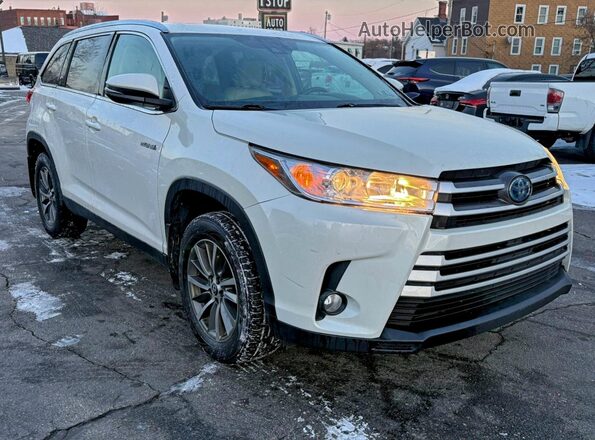 5TDJGRFH8KS064367 2019 TOYOTA HIGHLANDER HYBRID Белый 