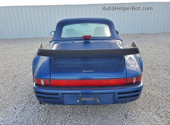 9117211705 1977 PORSCHE 911 Синий Вид сзади