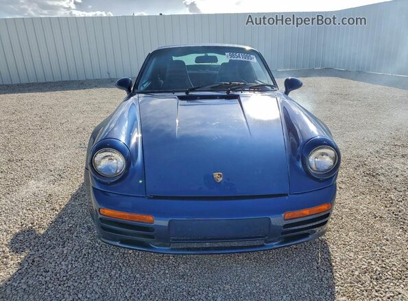 9117211705 1977 PORSCHE 911 Синий Вид спереди