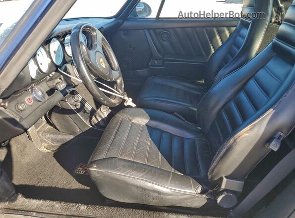 9117211705 1977 PORSCHE 911 Синий Вид салона спереди
