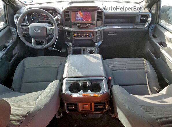 1FTEW1CP8NKD38390 2022 FORD F150 Серый Вид щитка приборов