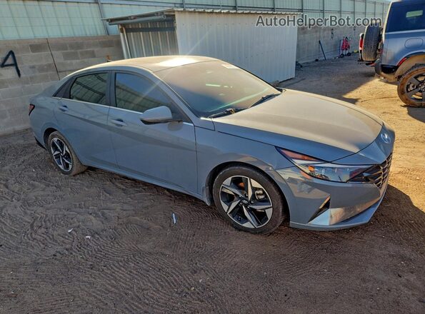 KMHLN4AJ1NU022498 2022 HYUNDAI ELANTRA Gray წინა ხედი