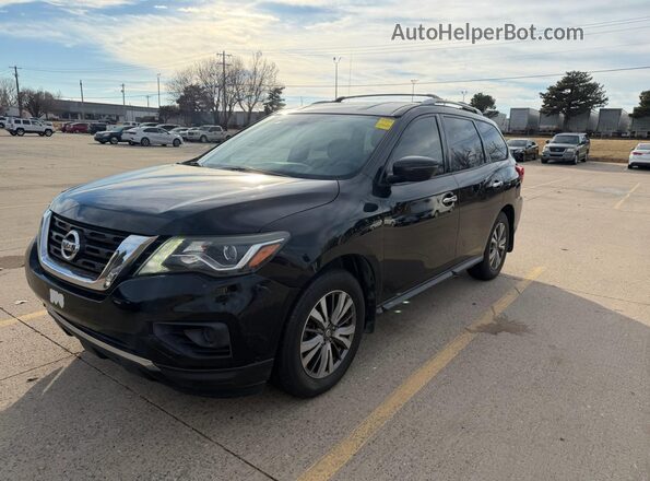 5N1DR2MN8JC628022 2018 NISSAN PATHFINDER Черный Задняя правая четверть