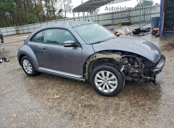 3VWFD7AT3KM706621 2019 VOLKSWAGEN BEETLE Silver Front view