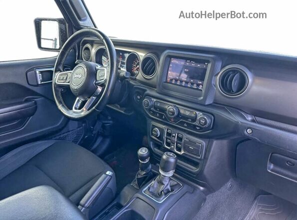 1C6HJTAG6LL150220 2020 JEEP GLADIATOR Gray Widok zestawu wskaźników