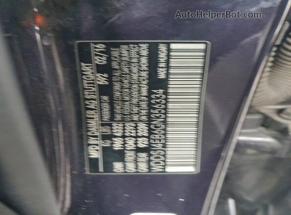 WDDSJ4EB6GN356334 2016 MERCEDES-BENZ CLA-CLASS Purple Widok naklejki z numerem VIN