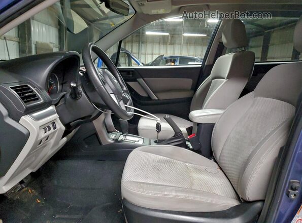 JF2SJAEC4HH411771 2017 SUBARU FORESTER 2.5 Blue წინა პანელის ხედი