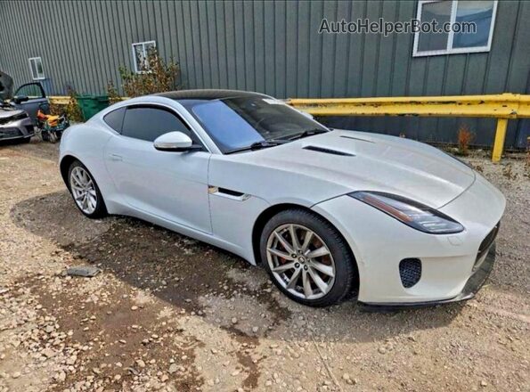 SAJDD1EV7JCK51373 2018 JAGUAR F-TYPE White Rear left