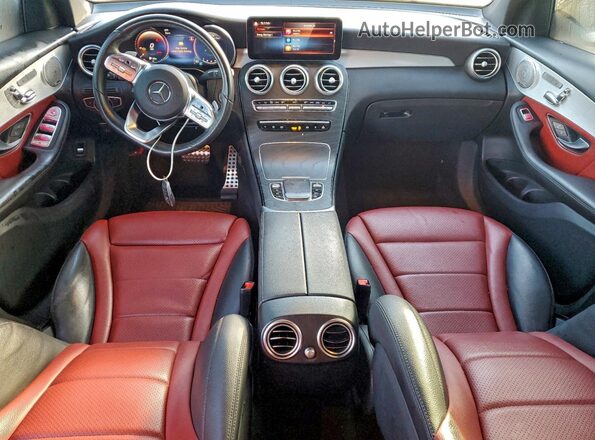 W1N0J8EB1MF996250 2021 MERCEDES-BENZ GLC-CLASS White Vista del cuadro de instrumentos