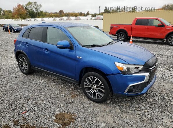JA4AR3AU5JZ024363 2018 MITSUBISHI OUTLANDER Blue Widok z przodu