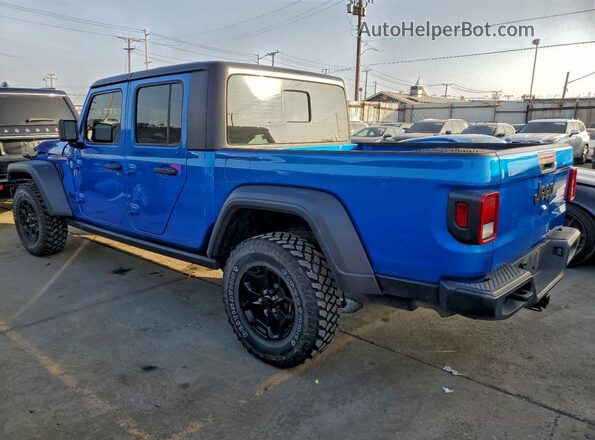 1C6HJTAG3LL201785 2020 JEEP GLADIATOR Blue Հետևի աջ