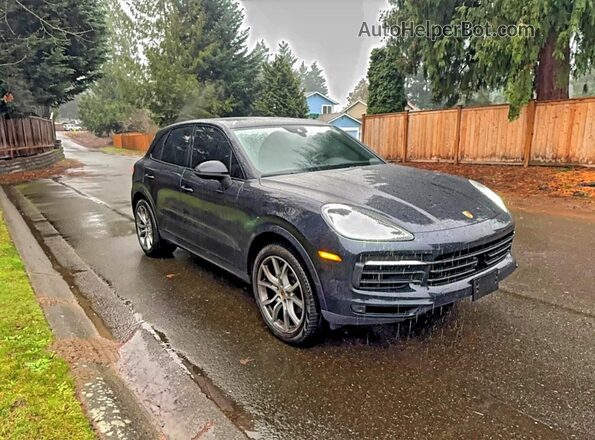 WP1AA2AY0LDA00643 2020 PORSCHE CAYENNE Синий Задняя левая четверть