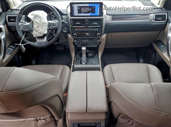 JTJAM7BX0N5322656 2022 LEXUS GX White Widok zestawu wskaźników