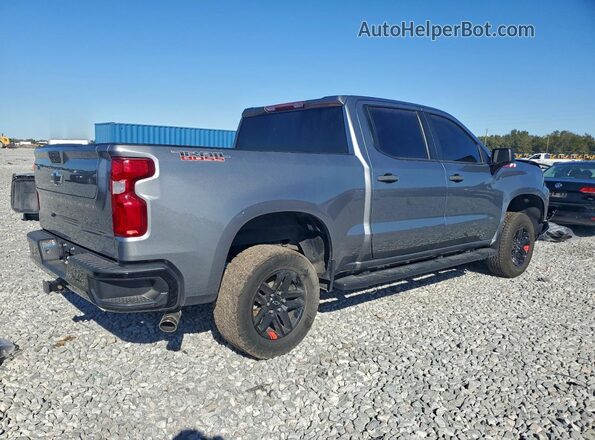 1GCPYCEH8MZ444686 2021 CHEVROLET SILVERADO Серебряный Передняя правая четверть