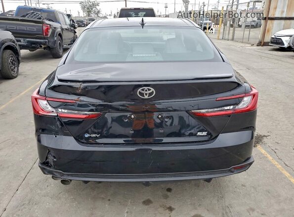 4T1DAACK0SU555829 2025 TOYOTA CAMRY Black Սալոնի դիմացի տեսք