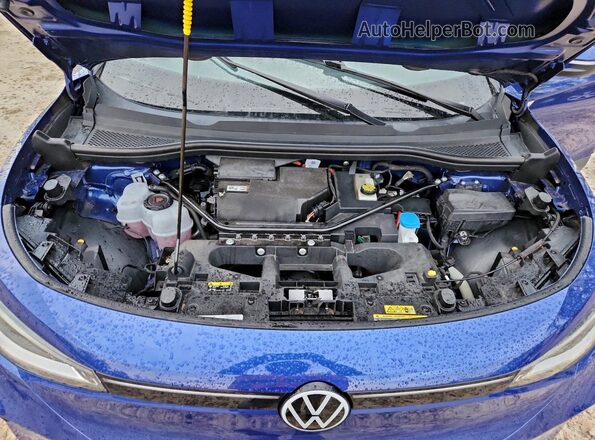 WVGTMPE29NP046554 2022 VOLKSWAGEN ID.4 Blue Widok naklejki z numerem VIN