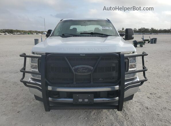 1FT8W3AT9LED20663 2020 FORD F350 White Widok z tyłu