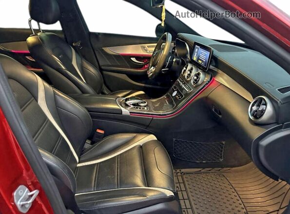 W1KWF8HB7MR622776 2021 MERCEDES-BENZ C Red 