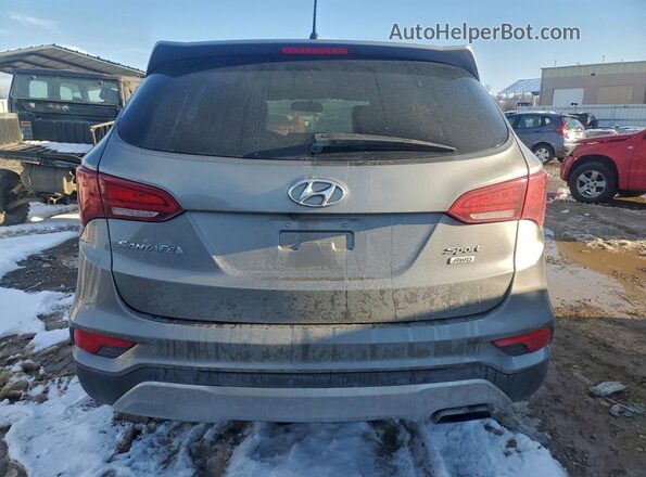 5XYZTDLB3JG551666 2018 HYUNDAI SANTA FE Gray 