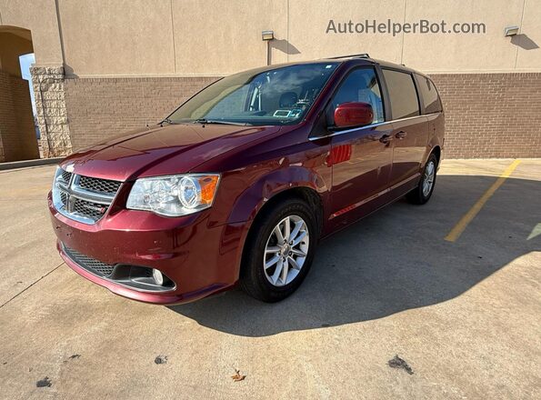2C4RDGCG4KR635065 2019 DODGE CARAVAN Maroon 