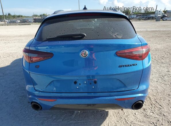 ZASPAKAN3L7C76581 2020 ALFA ROMEO STELVIO Blue Widok wnętrza z przodu