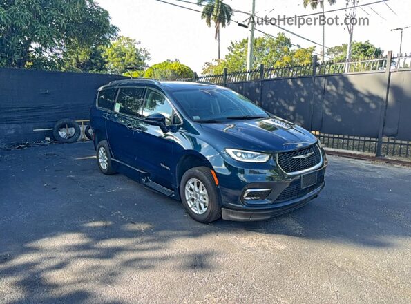 2C4RC1BG4MR602426 2021 CHRYSLER PACIFICA Blue Tył lewy