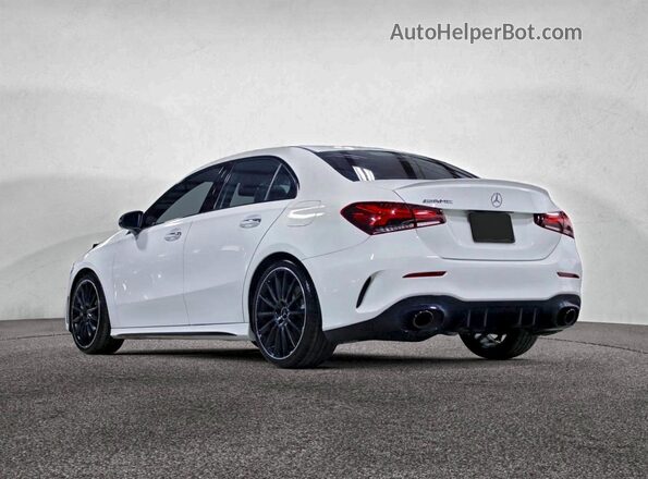 W1K3G5BB6MJ256119 2021 MERCEDES-BENZ A White Передня права чверть